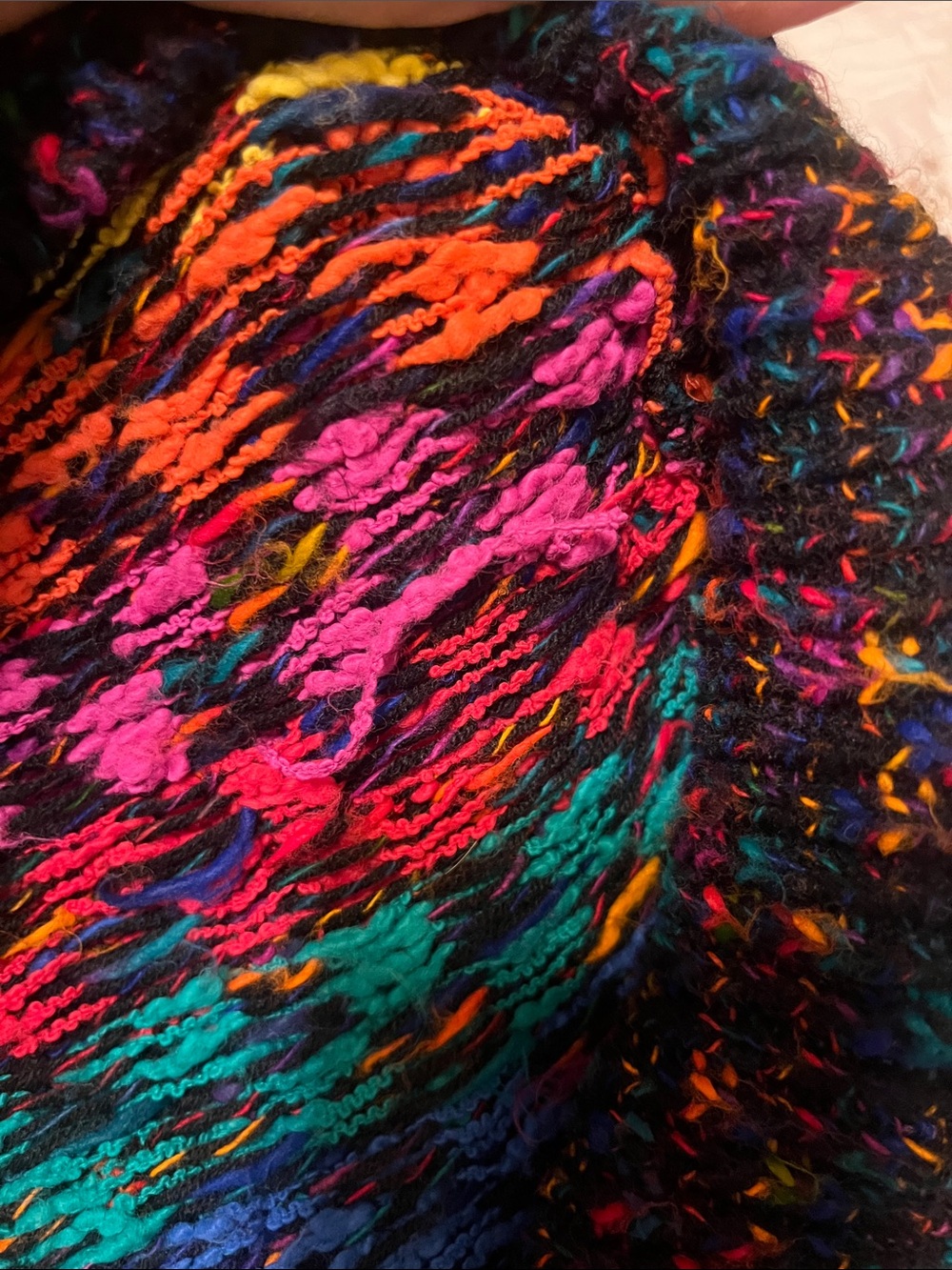 Vintage Multicolor Checkered Sweater - Picture 4 of 5